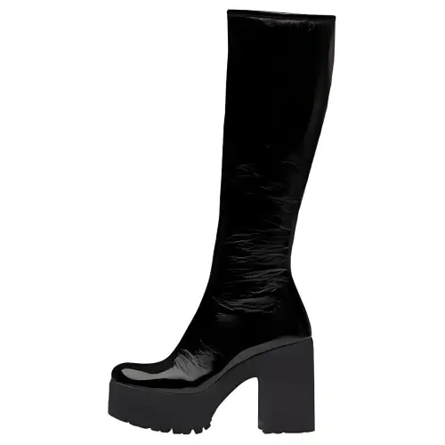 MIU MIU Mid Calf Boots Women's Black