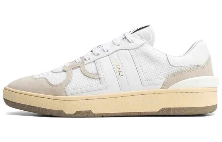 Lanvin Clay Leather Low-top Sneakers