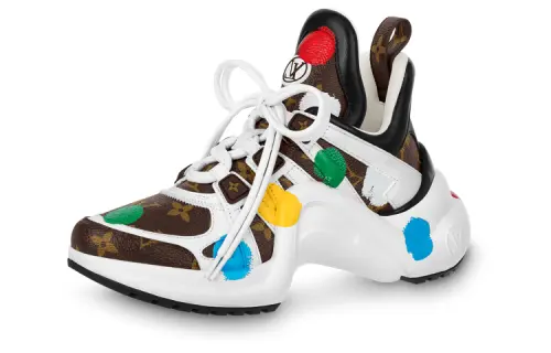 LOUIS VUITTON X Yk Academy Archlight Sneakers 'White With Colorful Dots' Women's