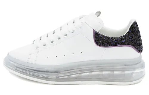 Alexander McQueen Alexander McQueen Oversized Sneaker Transparent Sole Low-top Fashion Sneakers Women's White