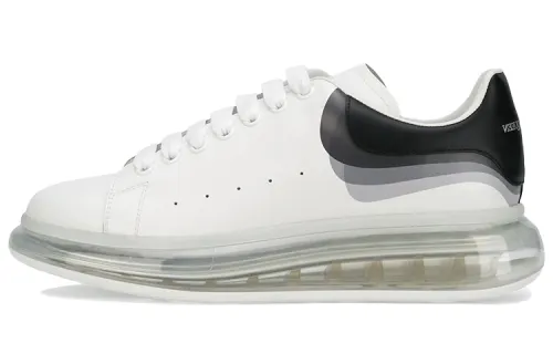 Alexander McQueen Oversized Clear Sole 3D Print White Black