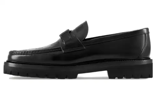 LOUIS VUITTON Major Loafers Men's Black
