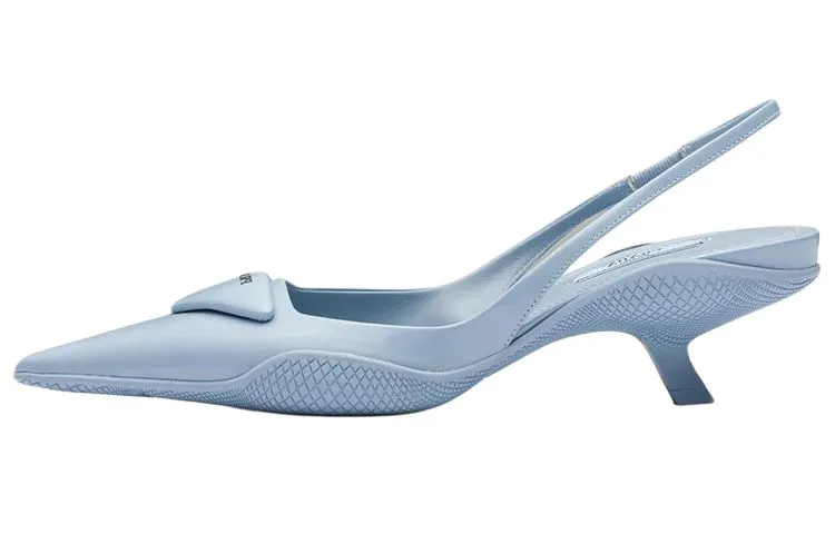 PRADA Irregular Heel High Heels Women's Blue