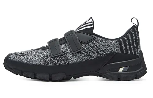 PRADA Fabric Low top Casual Shoes Men's Black