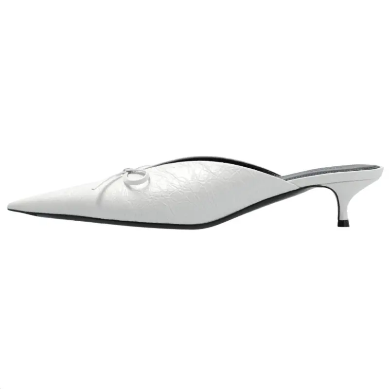 Balenciaga Knife Bow Detailed Mules Women's