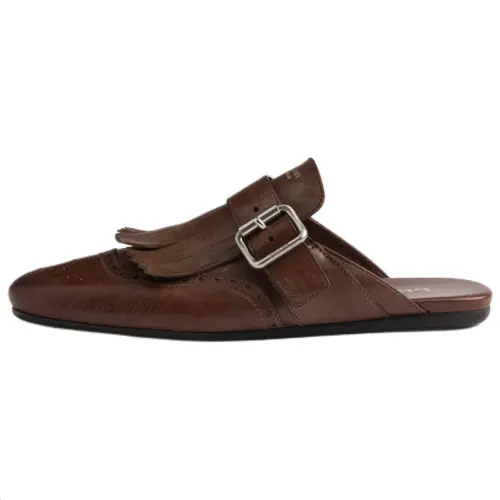 PRADA Closed Toe Slippers Women's Brown