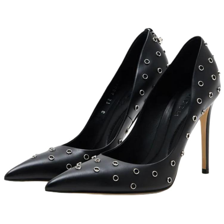 Женские туфли Alexander McQueen Skull (черные) — фото 4