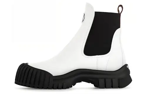 LOUIS VUITTON Ruby Flat Ankle Boots 'White' Women's