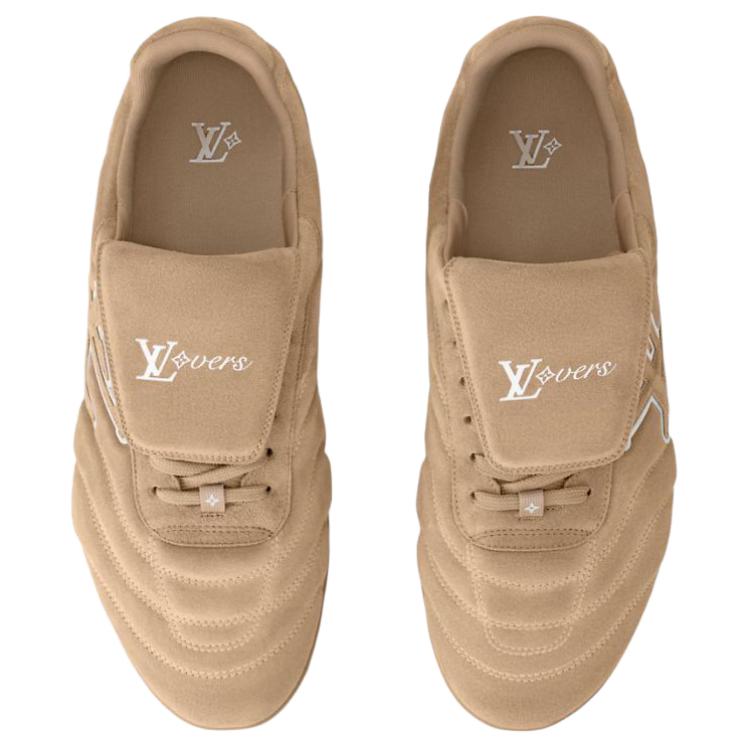 Кроссовки Louis Vuitton LOUIS VUITTON Footprint Soccer (коричневые) — фото 4
