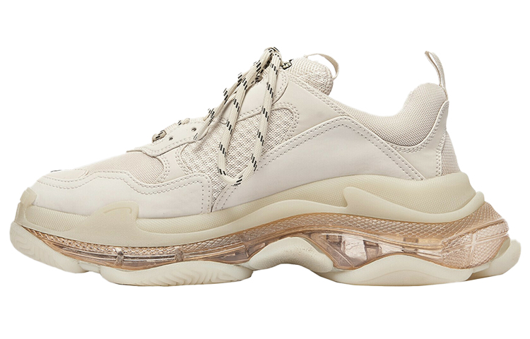 Женские кроссовки Balenciaga Triple S (бежевые) — фото 1