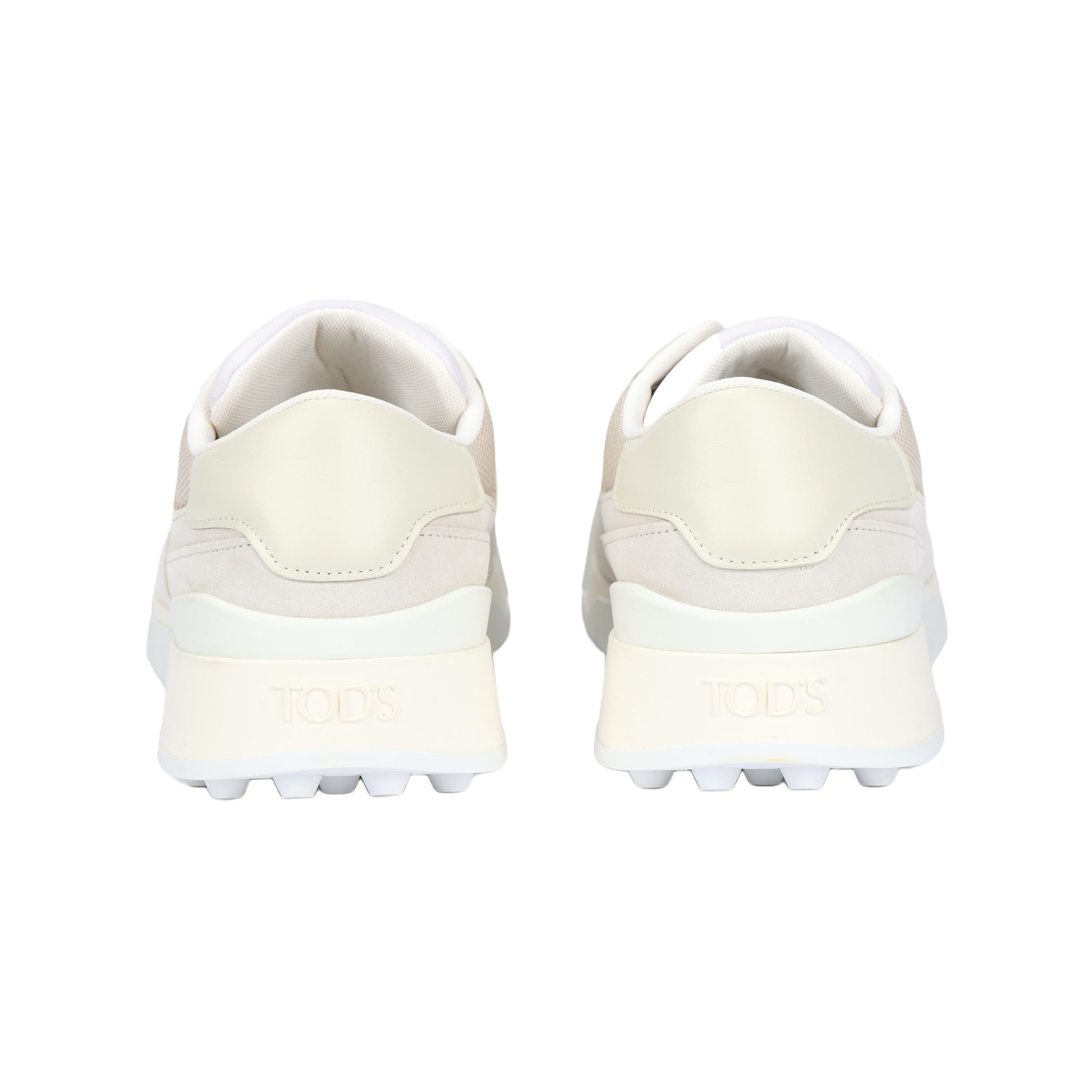 TOD'S Logo Embossed Panelled Lace Up Sneakers