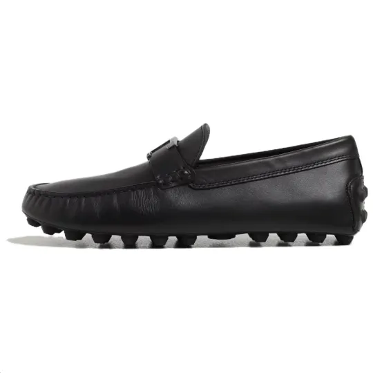 TOD'S Gommino Logo Plaque Loafers