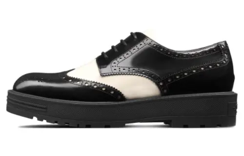DIOR Teddy D Leather Women's Casual Shoes Women's Black