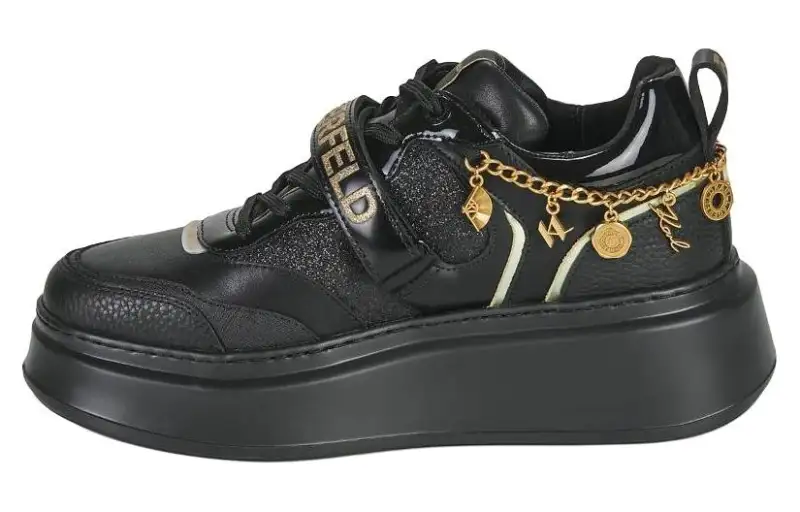 KARL LAGERFELD Anakapri Karl Charms Leather Sneakers
