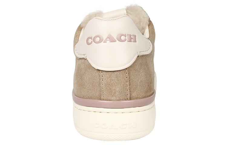 Женские кеды COACH (бежевые) — фото 5