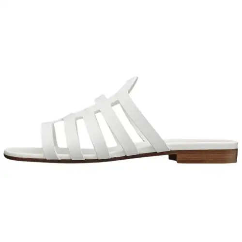 HERMES Oran Quick Dry Slide Slippers Women's White