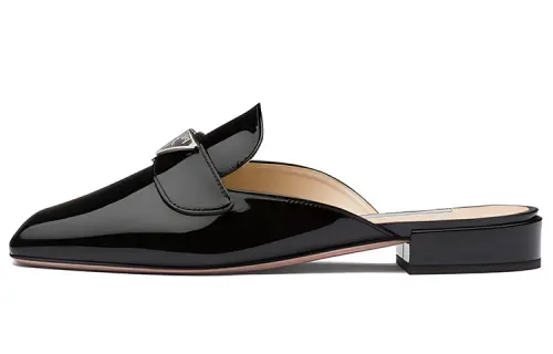 PRADA Closed Toe Slippers Women's Black