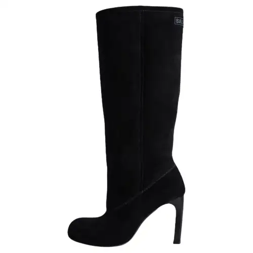 Balenciaga Fargo Knee High Snow Boots Women's Black