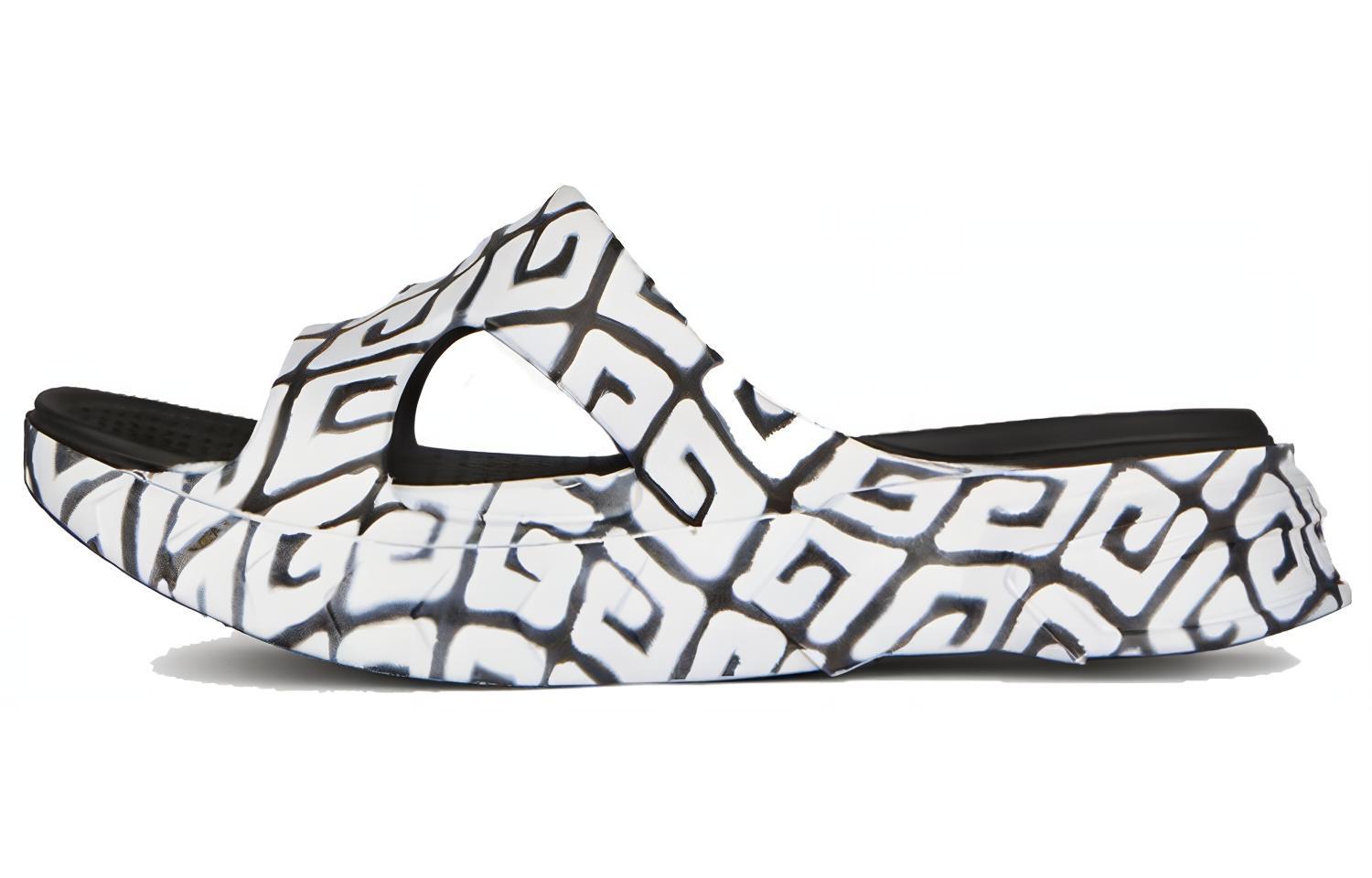 Givenchy Slide Slippers Men's Black White