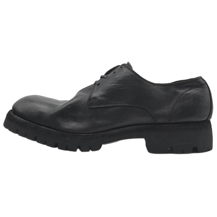 GUIDI 792V Lace-up Leather Derby Shoes