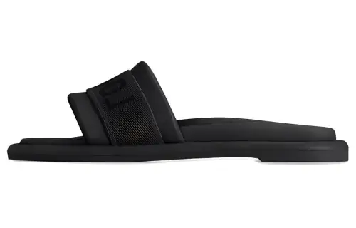 LOUIS VUITTON Bliss Slide Slippers Women's Black