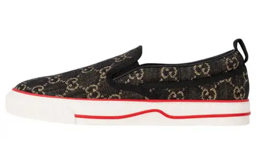 Gucci Tennis 1977 Slip-On 'GG Black Denim'