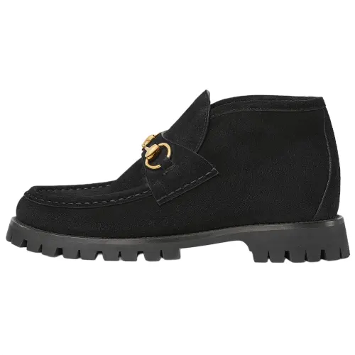 Gucci Wmns Horsebit Ankle Boot 'Black' Women's