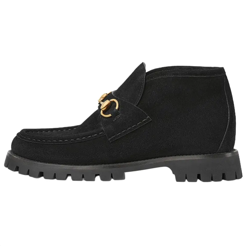 Gucci Wmns Horsebit Ankle Boot 'Black' Women's