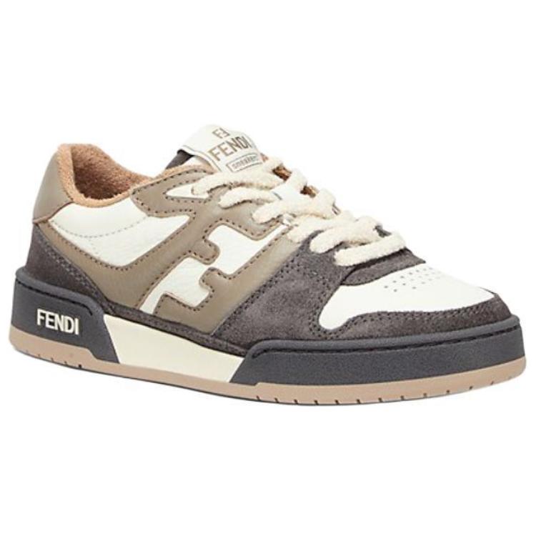 FENDI Match Low Top 'Beige Brown' Women's