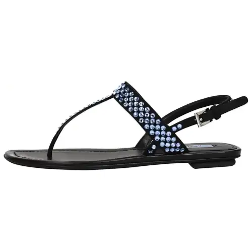 PRADA One Strap Sandals Women's Black