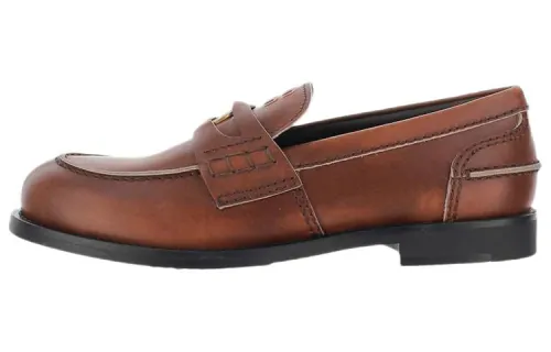 MIU MIU Penny Casual Shoes Women's Brown