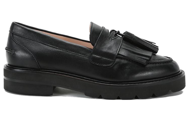 stuart weitzman Tassel-detail Leather Loafers