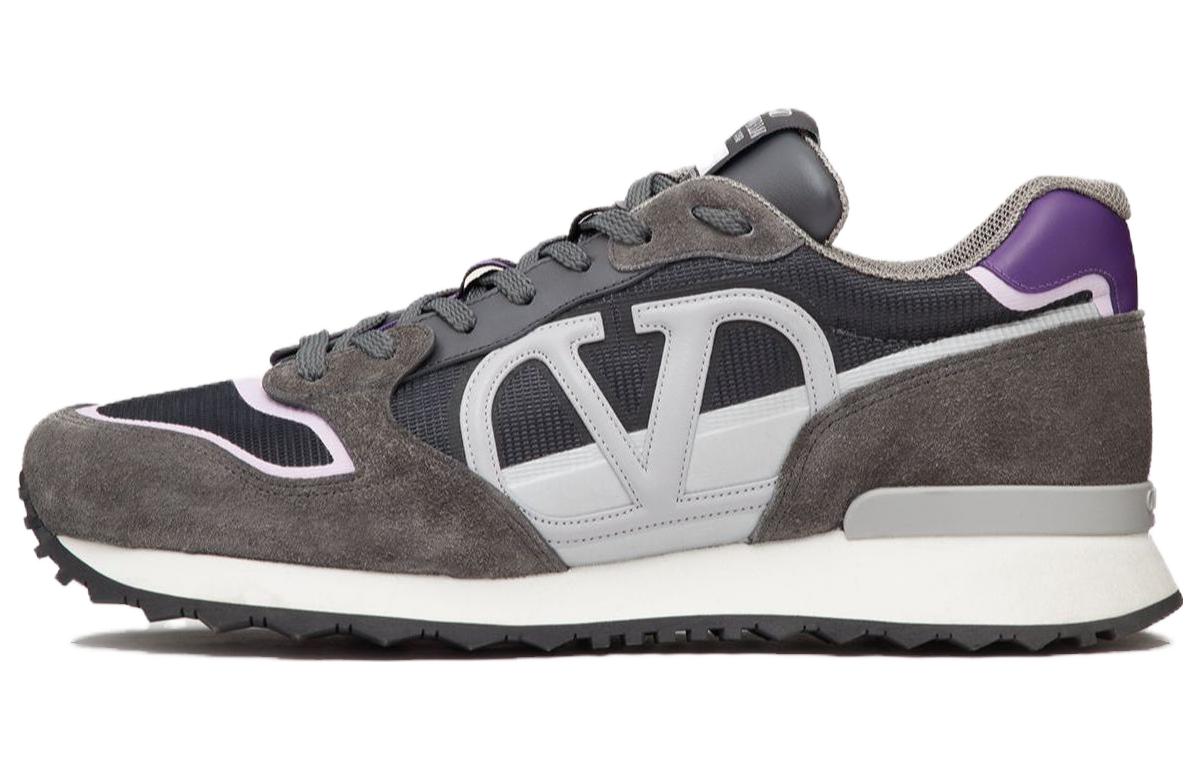 Мужские кроссовки Valentino Vlogo (серо-светлые)