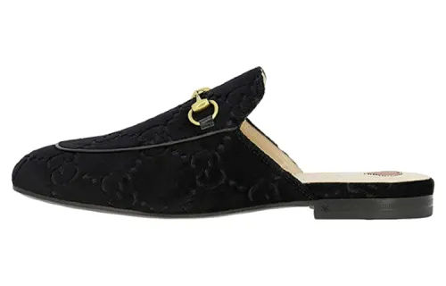 GUCCI Closed Toe Slippers Women's Black