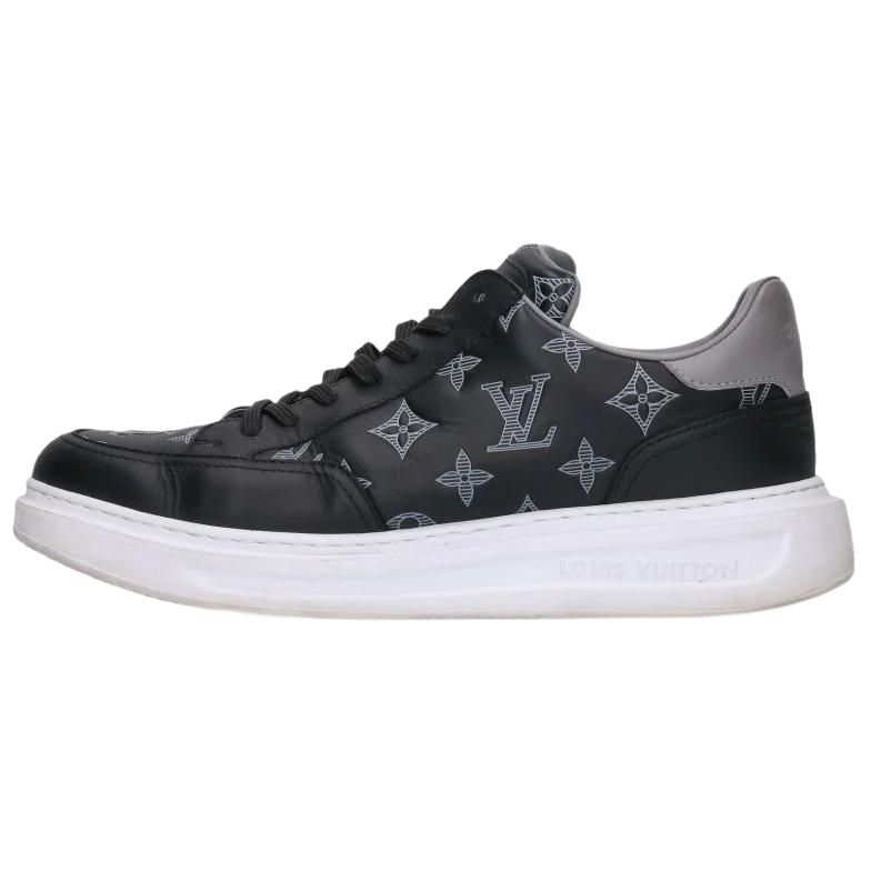 LOUIS VUITTON Beverly Hills Sneakers 'Black Grey Monogram'