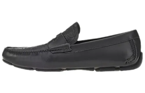 FERRAGAMO Cow Leather Casual Shoes Men's Black