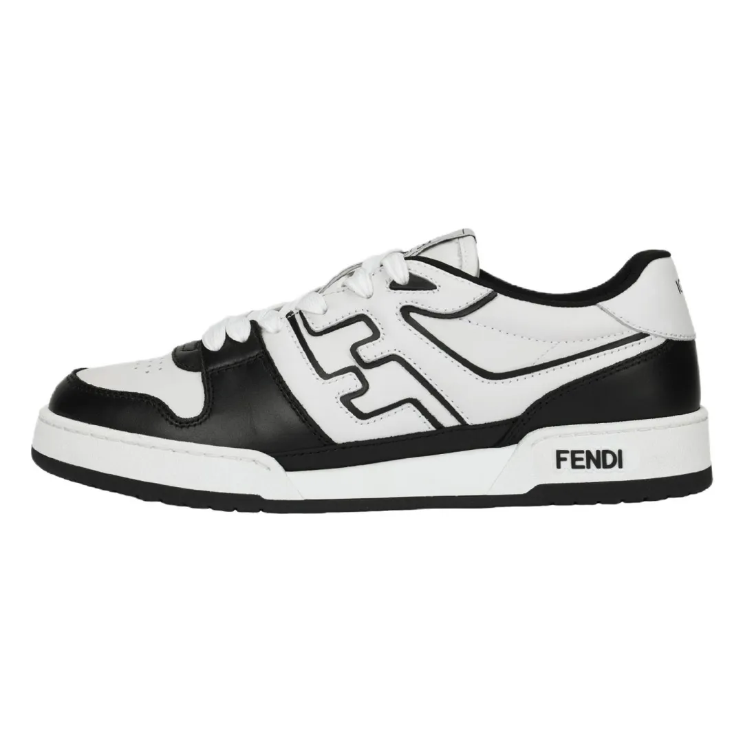 FENDI Match Panelled Low Top Sneakers