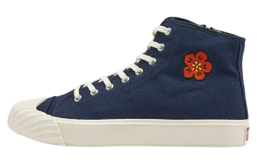 KENZO Floral-patch High-top Sneakers