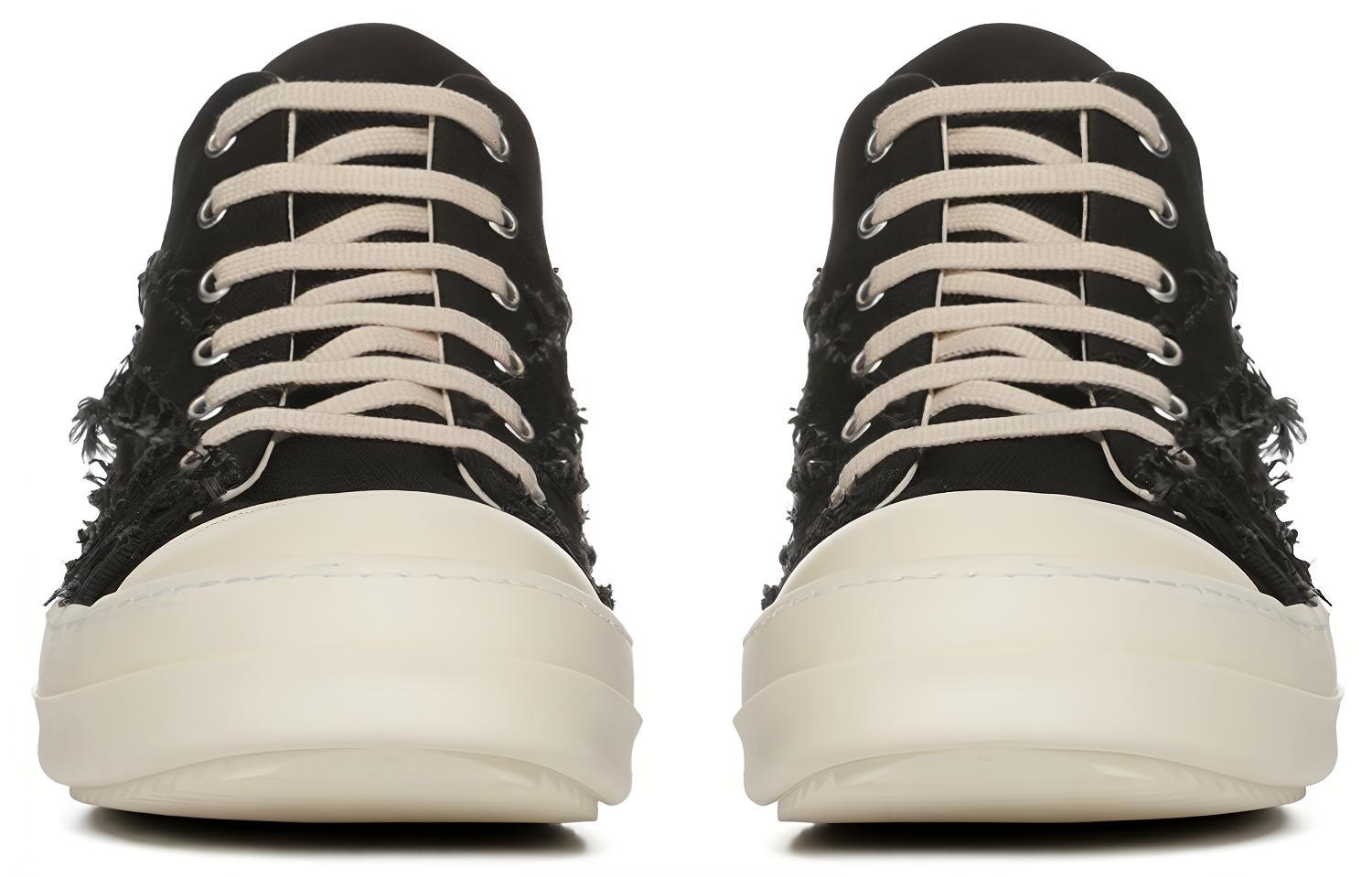 Rick Owens DRKSHDW Stylish Skateboarding Shoes Men's Black