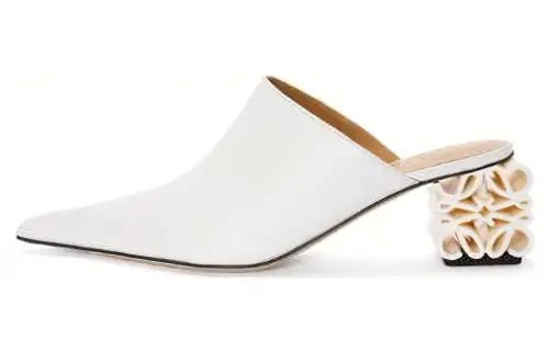 LOEWE Closed Toe Slippers Women's White