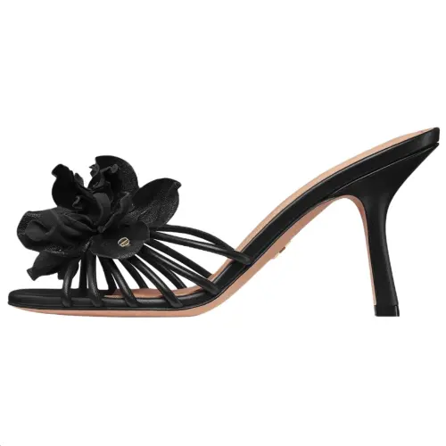 DIOR Blossom Slide Slippers 8.5cm Women's Black