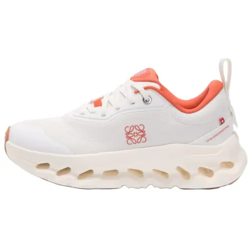 LOEWE On Running, Collaboration Cloudtilt 2.0 Low top Casual Shoes Men's White Orange