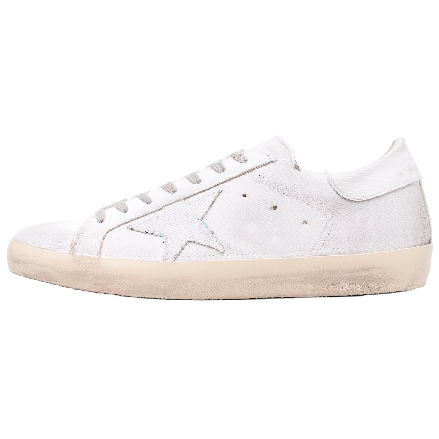 Мужские кеды Golden Goose Super-Star (белые)