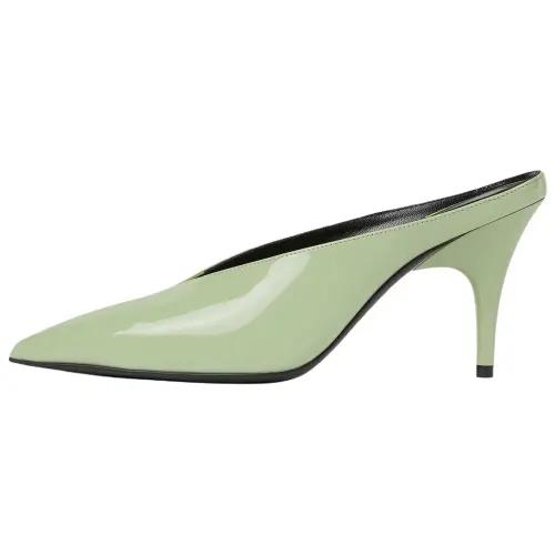 GUCCI Slippers 8.5cm Women's Light Green
