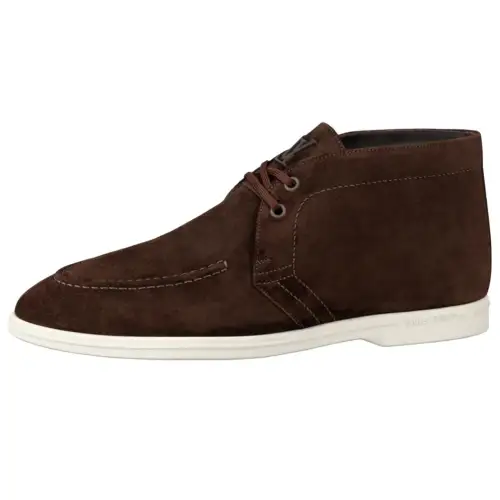 LOUIS VUITTON Estate Leather Ankle Boots Men's Brown