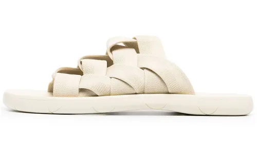 Bottega Veneta Plat Slide Slippers Men's Sea Salt Color