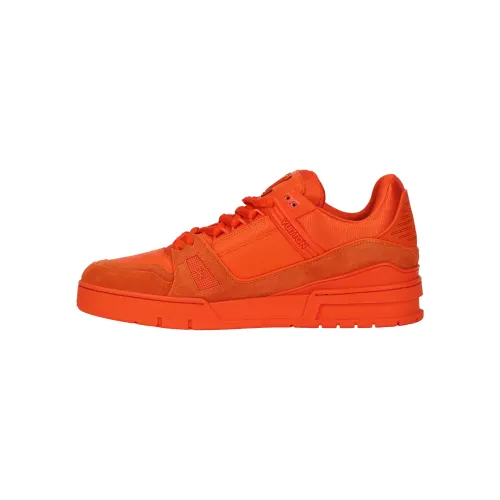LOUIS VUITTON Trainer MCA Abrasion Resistant, Lightweight, And Breathable Low top Skateboard Shoes Men's Orange