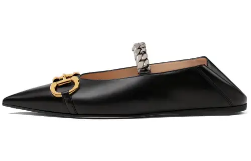 GUCCI Horsebit Ballerina Shoes Women's