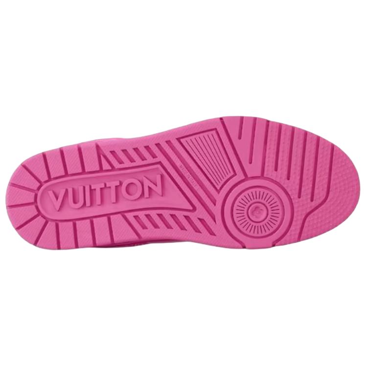Женские кроссовки Louis Vuitton Trainer (розовый) — фото 5