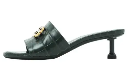 Balenciaga 60mm Groupie Leather Mules